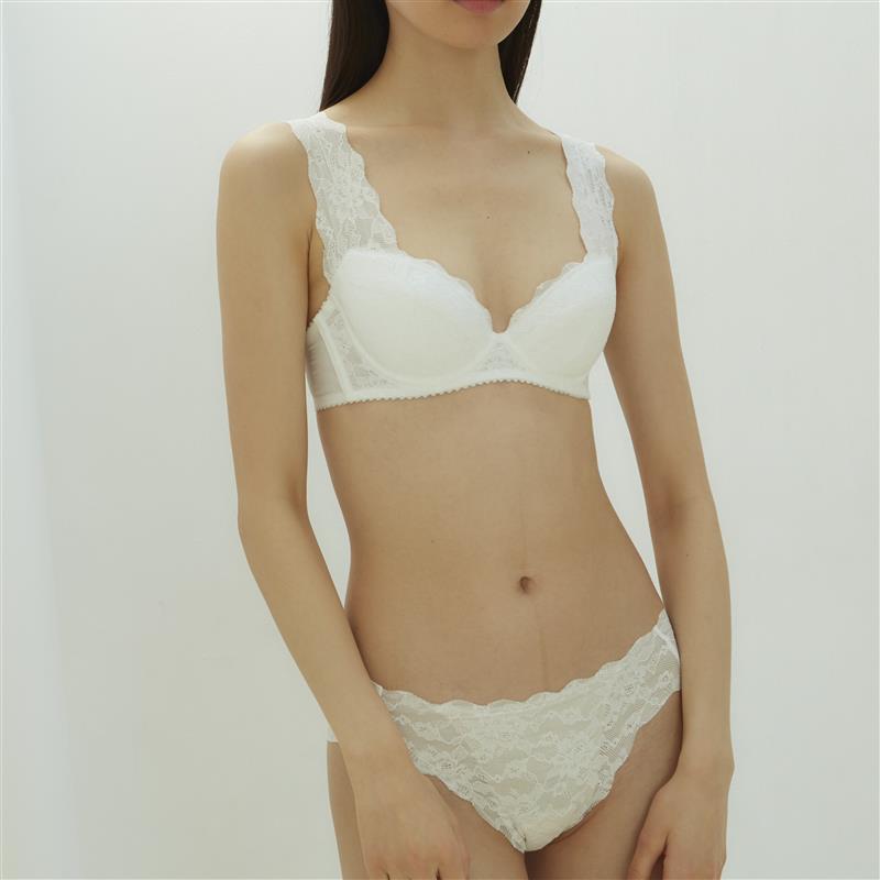 肩ふわブラ&ペアショーツセット