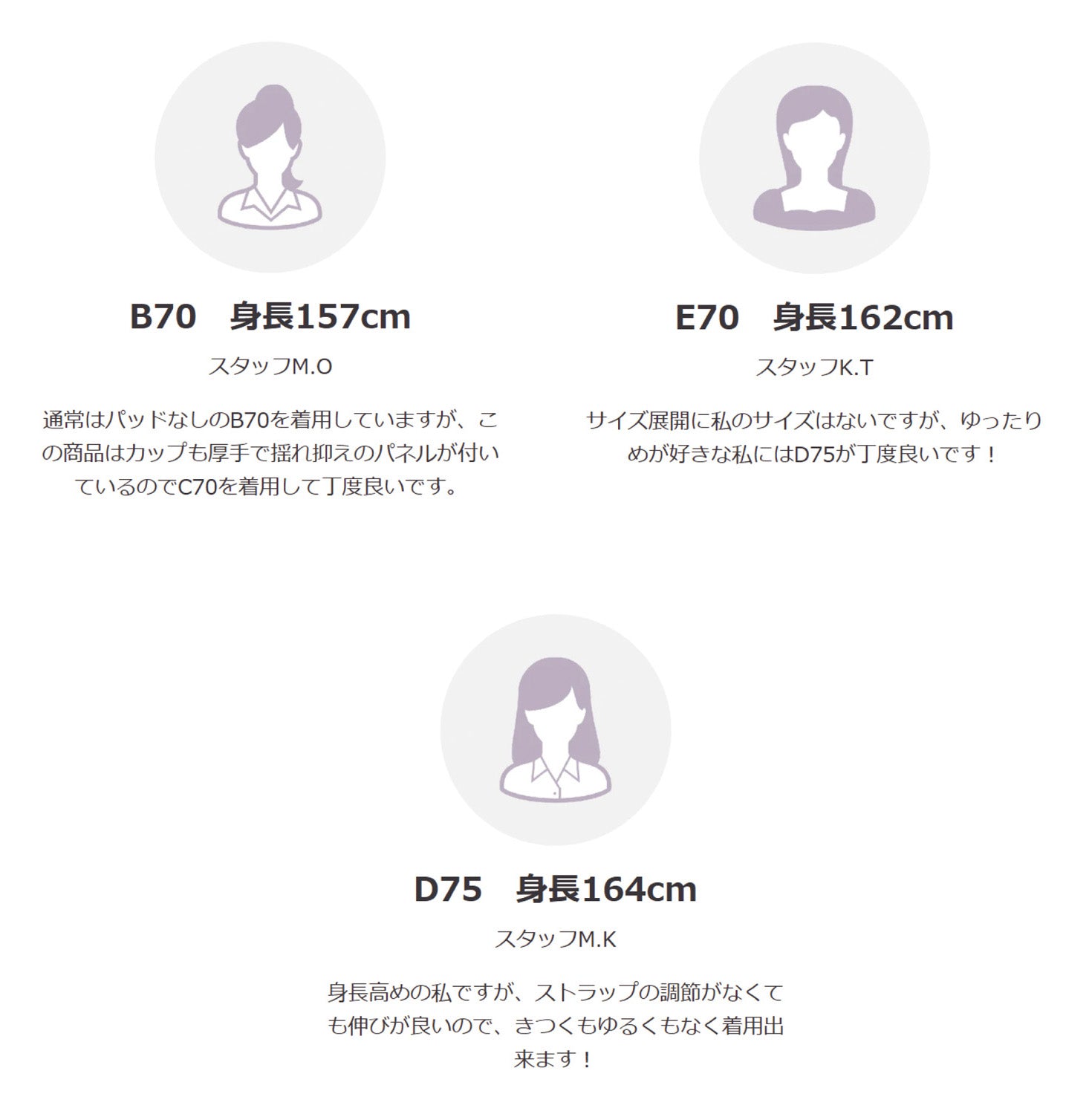 ピタッとブレないブラ